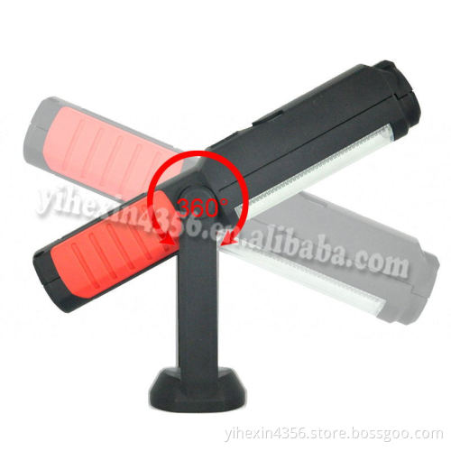 2017 Hot Sale 36+5LED Bright Magnetic & 360 Degree Rotating Stent Torch Flashlight With Magnet